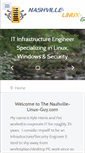 Mobile Screenshot of nashville-linux-guy.com