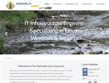 Tablet Screenshot of nashville-linux-guy.com